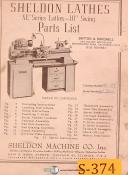 Sheldon-Sheldon Shapers Operation Parts Lists Manual 1952-General-06